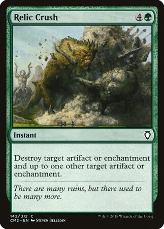 Relic Crush [Commander Anthology Volume II] MTG Single Magic: The Gathering  | Multizone: Comics And Games
