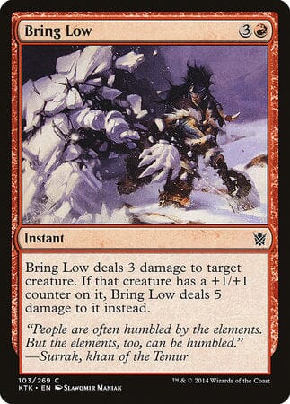 Bring Low [Khans of Tarkir] MTG Single Magic: The Gathering  | Multizone: Comics And Games