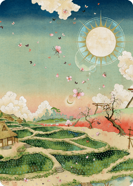Plains 1 Art Card [Kamigawa: Neon Dynasty Art Series] MTG Single Magic: The Gathering  | Multizone: Comics And Games