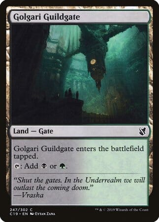 Golgari Guildgate [Commander 2019] MTG Single Magic: The Gathering  | Multizone: Comics And Games