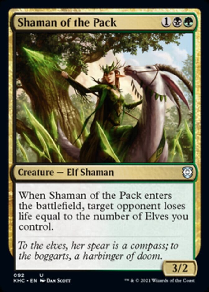 Shaman of the Pack [Kaldheim Commander] MTG Single Magic: The Gathering  | Multizone: Comics And Games