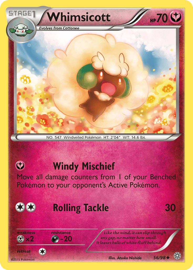 Whimsicott (56/98) [XY: Ancient Origins] Pokemon Single Pokémon  | Multizone: Comics And Games