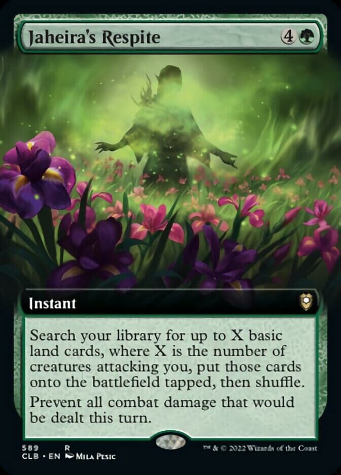Jaheira's Respite (Extended Art) [Commander Legends: Battle for Baldur's Gate] MTG Single Magic: The Gathering  | Multizone: Comics And Games