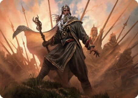Hazezon, Shaper of Sand Art Card [Dominaria United Art Series] MTG Single Magic: The Gathering  | Multizone: Comics And Games