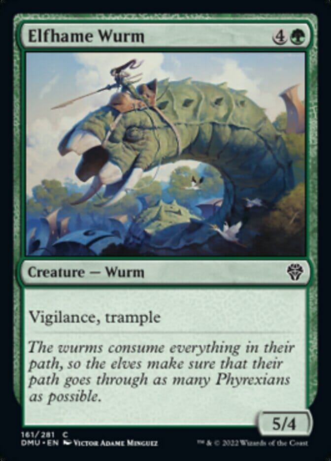 Elfhame Wurm [Dominaria United] MTG Single Magic: The Gathering  | Multizone: Comics And Games