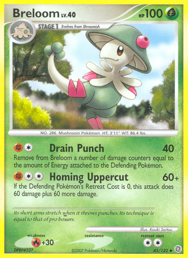 Breloom (45/132) [Diamond & Pearl: Secret Wonders] Pokemon Single Pokémon  | Multizone: Comics And Games