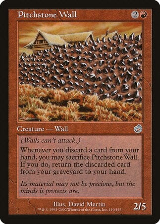 Pitchstone Wall [Torment] MTG Single Magic: The Gathering  | Multizone: Comics And Games