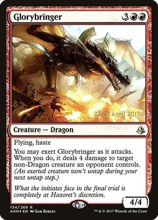 Glorybringer [Amonkhet Promos] MTG Single Magic: The Gathering  | Multizone: Comics And Games