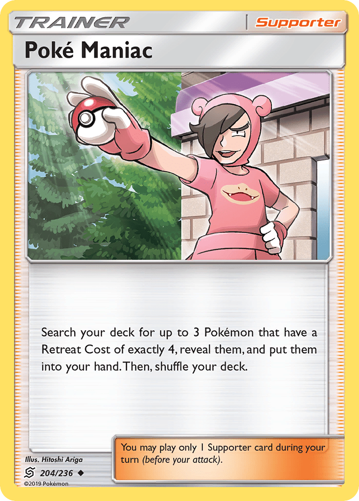 Poke Maniac (204/236) [Sun & Moon: Unified Minds] Pokemon Single Pokémon  | Multizone: Comics And Games