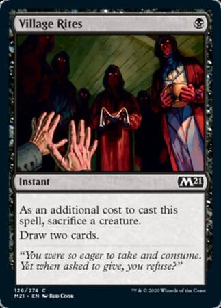 Village Rites [Core Set 2021] MTG Single Magic: The Gathering  | Multizone: Comics And Games