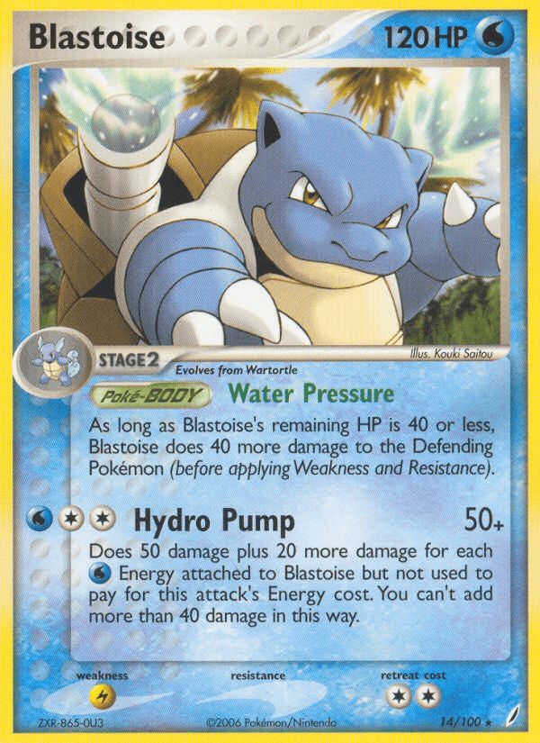 Blastoise (14/100) [EX: Crystal Guardians] Pokemon Single Pokémon  | Multizone: Comics And Games