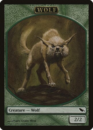 Wolf Token [Shadowmoor Tokens] MTG Single Magic: The Gathering  | Multizone: Comics And Games