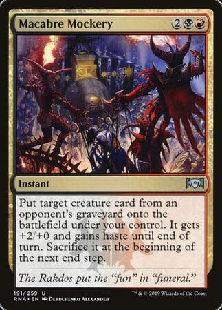 Macabre Mockery [Ravnica Allegiance] MTG Single Magic: The Gathering  | Multizone: Comics And Games