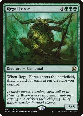 Regal Force [Duel Decks: Elves vs. Inventors] MTG Single Magic: The Gathering  | Multizone: Comics And Games