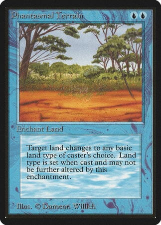 Phantasmal Terrain [Limited Edition Beta] MTG Single Magic: The Gathering  | Multizone: Comics And Games