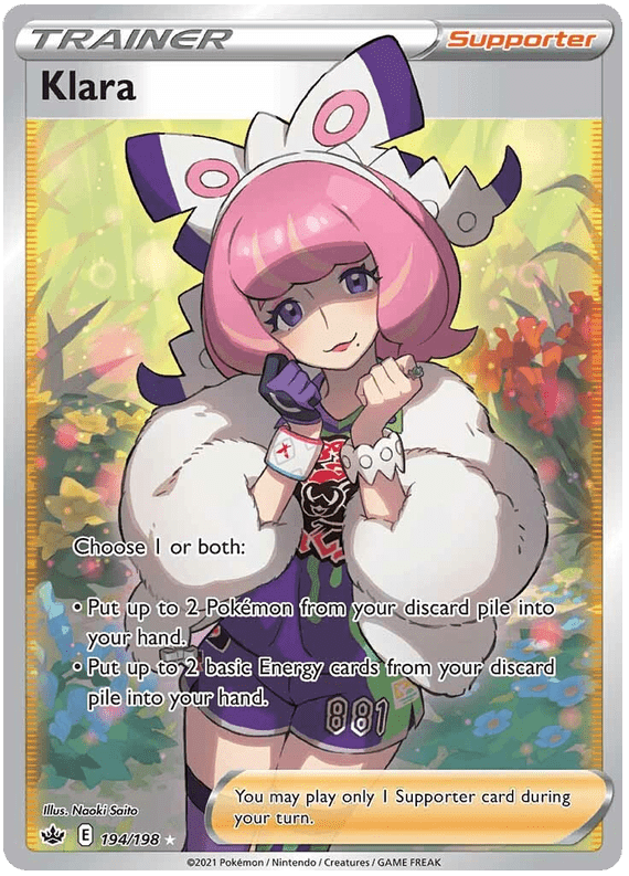 Klara (194/198) [Sword & Shield: Chilling Reign] Pokemon Single Pokémon  | Multizone: Comics And Games