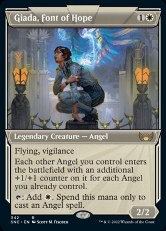 Giada, Font of Hope (Showcase Art Deco) [Streets of New Capenna] MTG Single Magic: The Gathering  | Multizone: Comics And Games