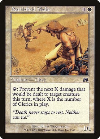 Battlefield Medic [Onslaught] MTG Single Magic: The Gathering  | Multizone: Comics And Games