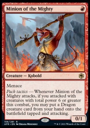 Minion of the Mighty (Promo Pack) [Dungeons & Dragons: Adventures in the Forgotten Realms Promos] MTG Single Magic: The Gathering  | Multizone: Comics And Games