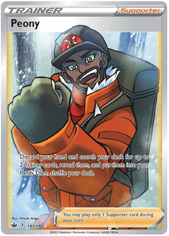 Peony (197/198) [Sword & Shield: Chilling Reign] Pokemon Single Pokémon  | Multizone: Comics And Games