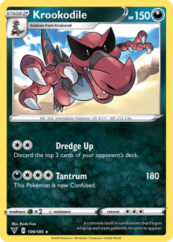 Krookodile (109/185) [Sword & Shield: Vivid Voltage] Pokemon Single Pokémon  | Multizone: Comics And Games