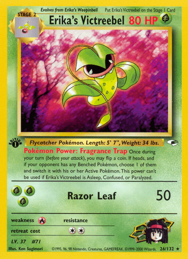 Erika's Victreebel (26/132) [Gym Heroes 1st Edition] Pokemon Single Pokémon  | Multizone: Comics And Games