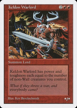 Keldon Warlord [Fifth Edition] MTG Single Magic: The Gathering  | Multizone: Comics And Games