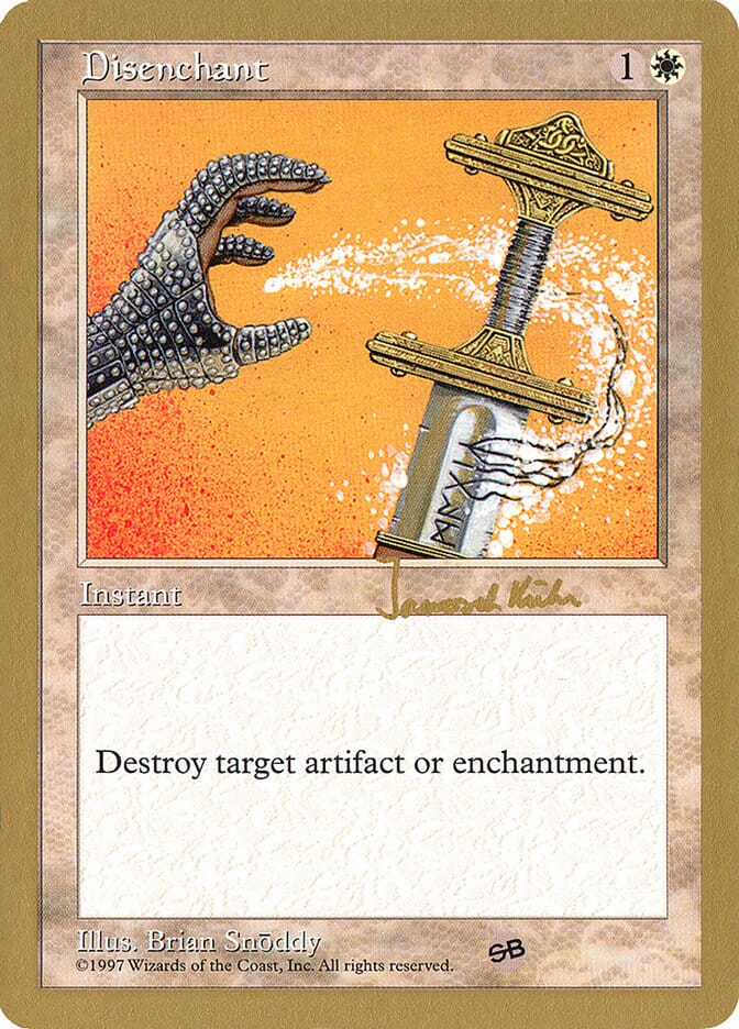 Disenchant (Janosch Kuhn) (SB) [World Championship Decks 1997] MTG Single Magic: The Gathering  | Multizone: Comics And Games