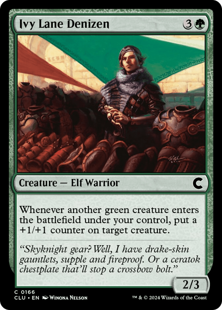 Ivy Lane Denizen [Ravnica: Clue Edition] MTG Single Magic: The Gathering  | Multizone: Comics And Games
