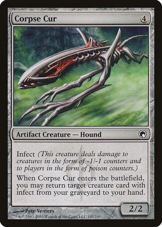 Corpse Cur [Scars of Mirrodin] MTG Single Magic: The Gathering  | Multizone: Comics And Games
