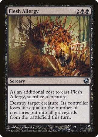 Flesh Allergy [Scars of Mirrodin] MTG Single Magic: The Gathering  | Multizone: Comics And Games