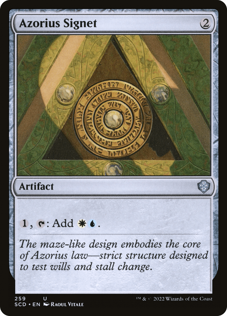 Azorius Signet [Starter Commander Decks] MTG Single Magic: The Gathering  | Multizone: Comics And Games
