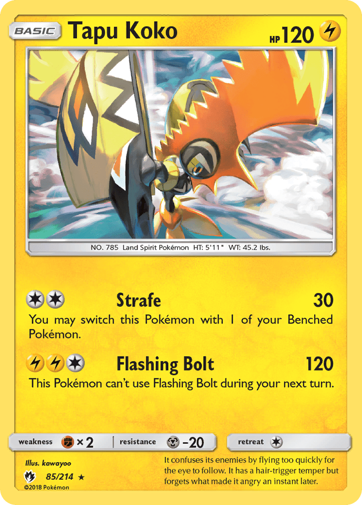 Tapu Koko (85/214) [Sun & Moon: Lost Thunder] Pokemon Single Pokémon  | Multizone: Comics And Games