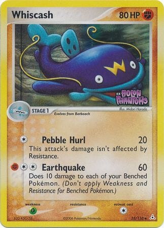 Whiscash (55/110) (Stamped) [EX: Holon Phantoms] Pokemon Single Pokémon  | Multizone: Comics And Games