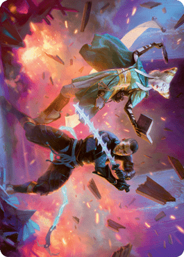 Explosive Entry Art Card [Kamigawa: Neon Dynasty Art Series] MTG Single Magic: The Gathering  | Multizone: Comics And Games