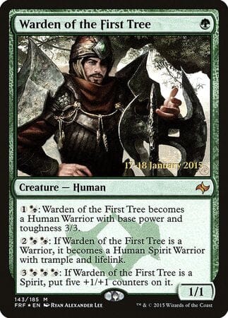 Warden of the First Tree [Fate Reforged Promos] MTG Single Magic: The Gathering  | Multizone: Comics And Games