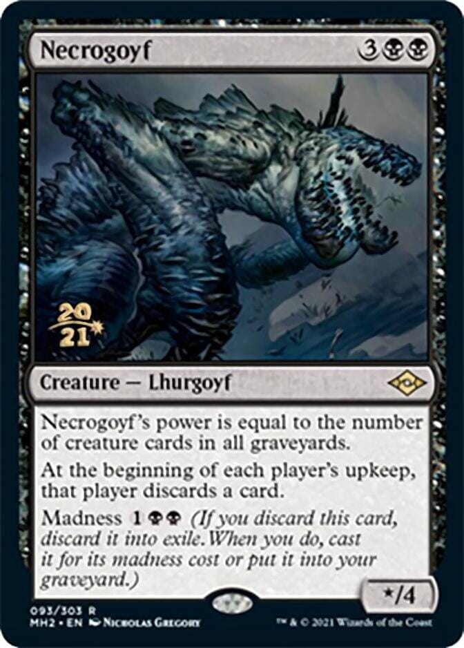 Necrogoyf [Modern Horizons 2 Prerelease Promos] MTG Single Magic: The Gathering  | Multizone: Comics And Games