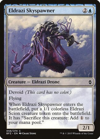 Eldrazi Skyspawner [Battle for Zendikar] MTG Single Magic: The Gathering  | Multizone: Comics And Games