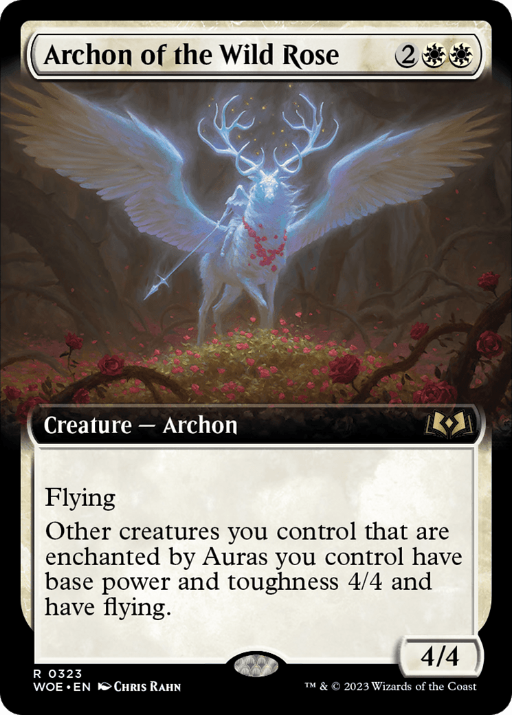 Archon of the Wild Rose (Extended Art) [Wilds of Eldraine] MTG Single Magic: The Gathering  | Multizone: Comics And Games