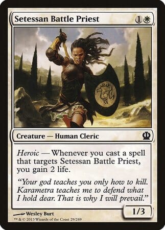 Setessan Battle Priest [Theros] MTG Single Magic: The Gathering  | Multizone: Comics And Games