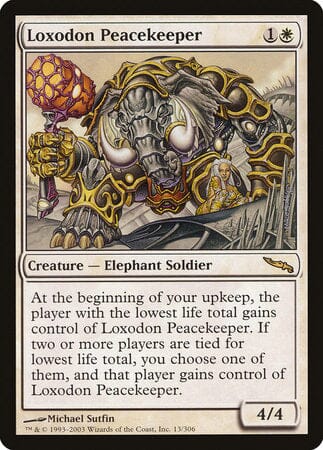 Loxodon Peacekeeper [Mirrodin] MTG Single Magic: The Gathering  | Multizone: Comics And Games