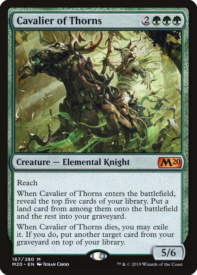 Cavalier of Thorns [Core Set 2020] MTG Single Magic: The Gathering  | Multizone: Comics And Games