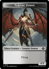 Treasure (0002) // Vampire Demon Double-Sided Token [Jurassic World Collection Tokens] MTG Single Magic: The Gathering  | Multizone: Comics And Games