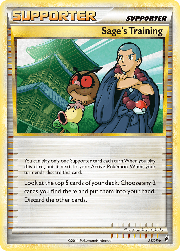 Sage's Training (85/95) [HeartGold & SoulSilver: Call of Legends] Pokemon Single Pokémon  | Multizone: Comics And Games