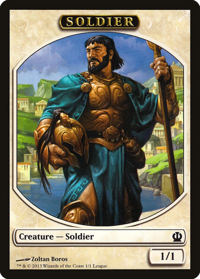 Soldier (Zoltan Boros) [League Tokens 2013] MTG Single Magic: The Gathering  | Multizone: Comics And Games