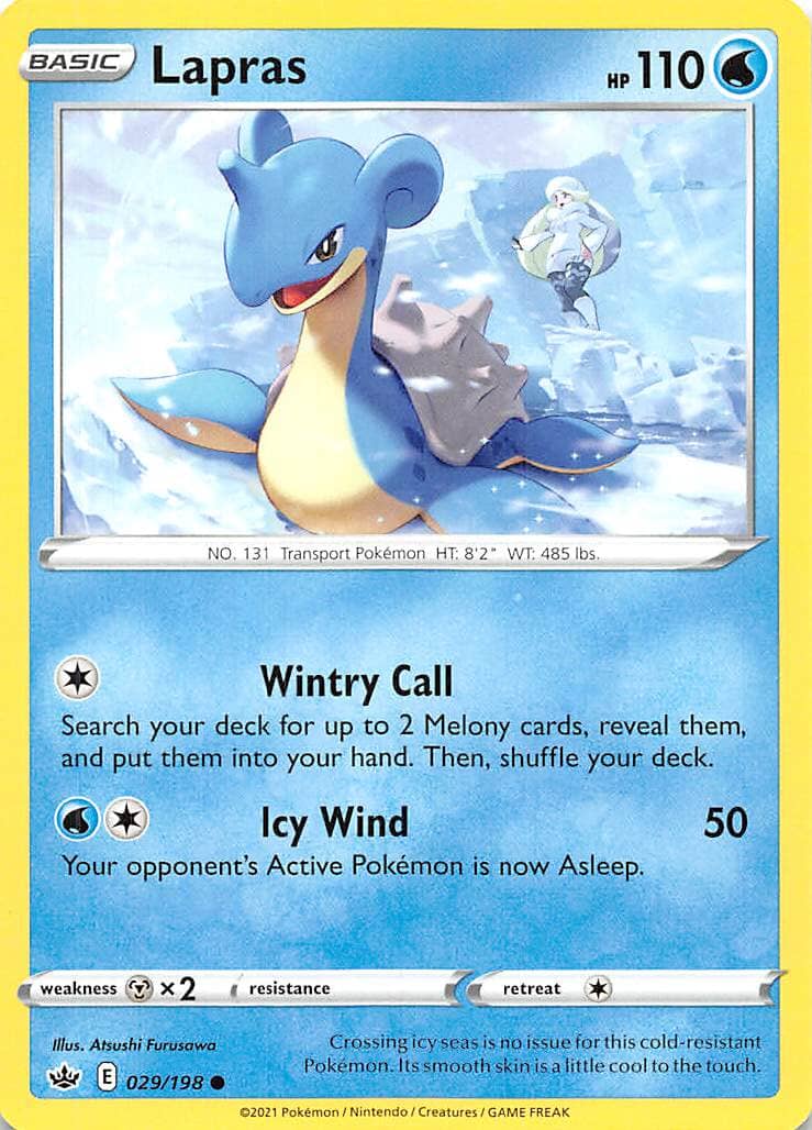 Lapras (029/198) [Sword & Shield: Chilling Reign] Pokemon Single Pokémon  | Multizone: Comics And Games