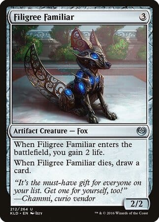 Filigree Familiar [Kaladesh] MTG Single Magic: The Gathering  | Multizone: Comics And Games