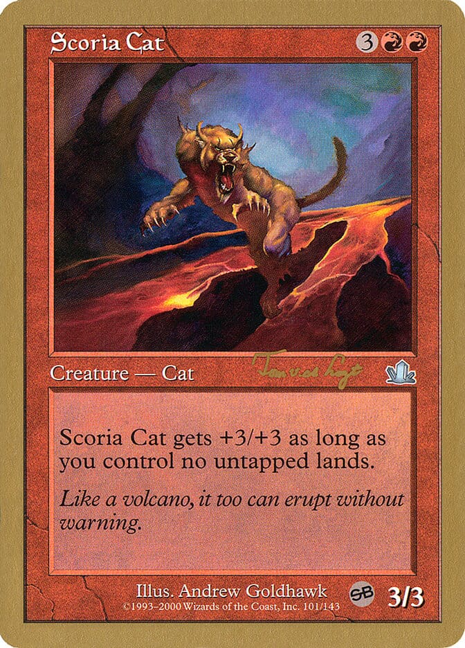 Scoria Cat (Tom van de Logt) (SB) [World Championship Decks 2001] MTG Single Magic: The Gathering  | Multizone: Comics And Games