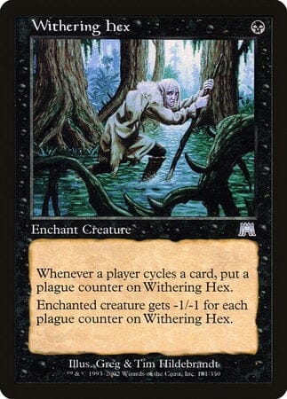 Withering Hex [Onslaught] MTG Single Magic: The Gathering  | Multizone: Comics And Games