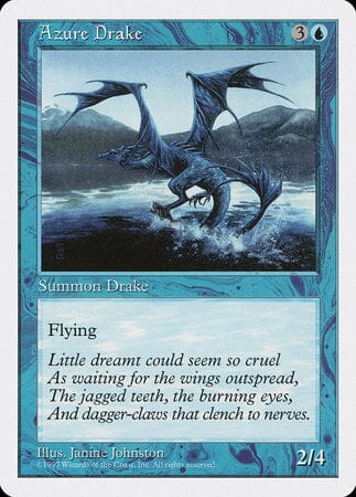 Azure Drake [Fifth Edition] MTG Single Magic: The Gathering  | Multizone: Comics And Games